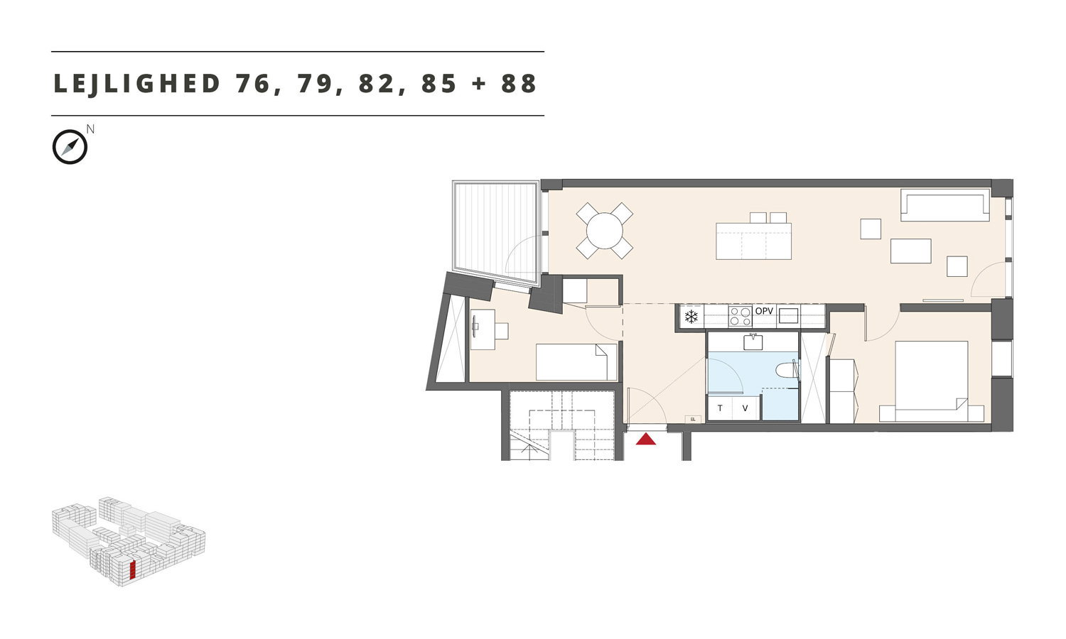 Visual presentation of the listing