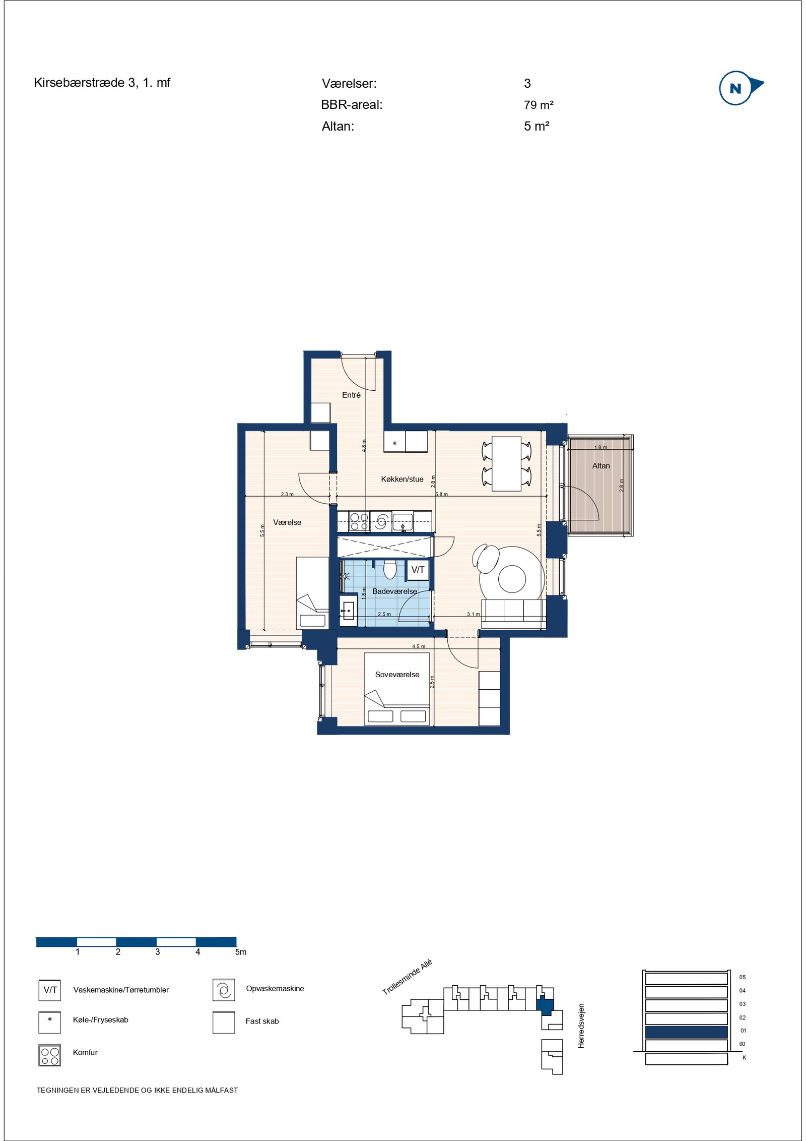 Visual presentation of the listing