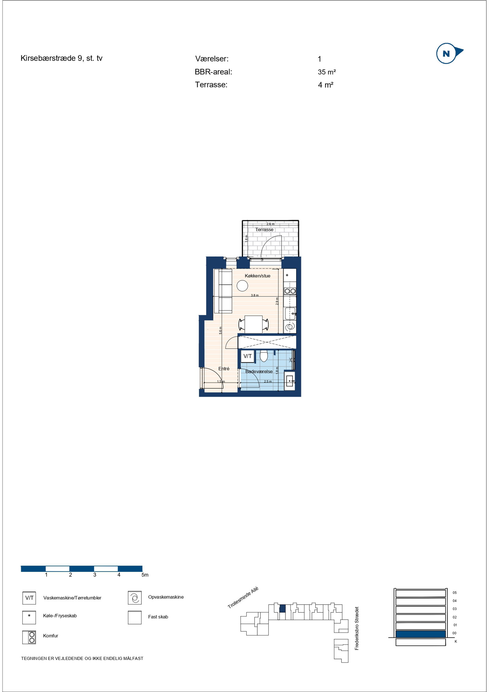 Visual presentation of the listing