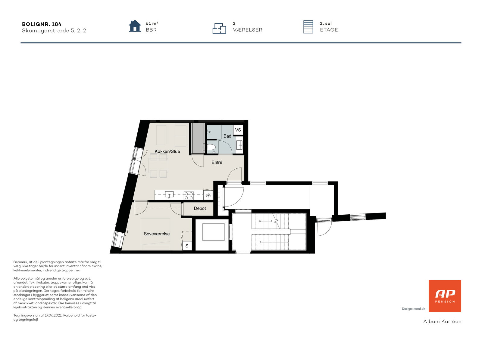 Visual presentation of the listing