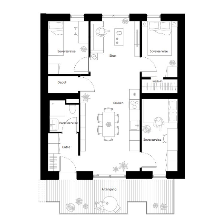 Visual presentation of the listing