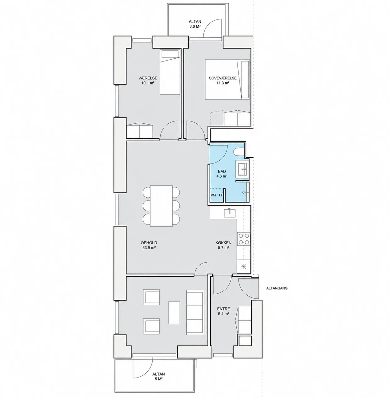 Visual presentation of the listing