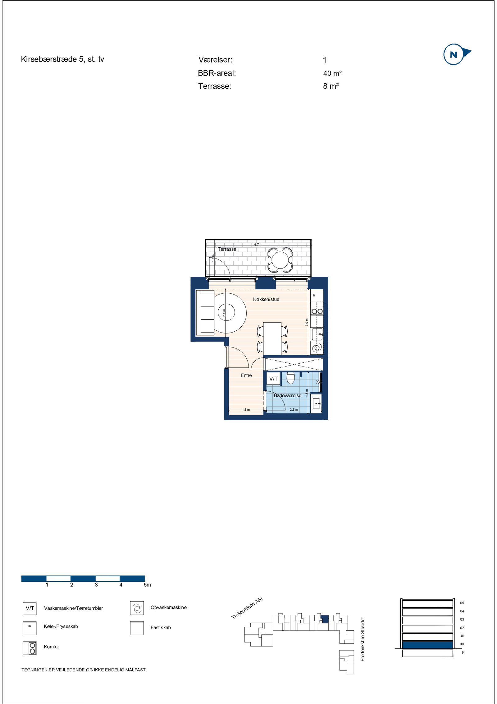 Visual presentation of the listing