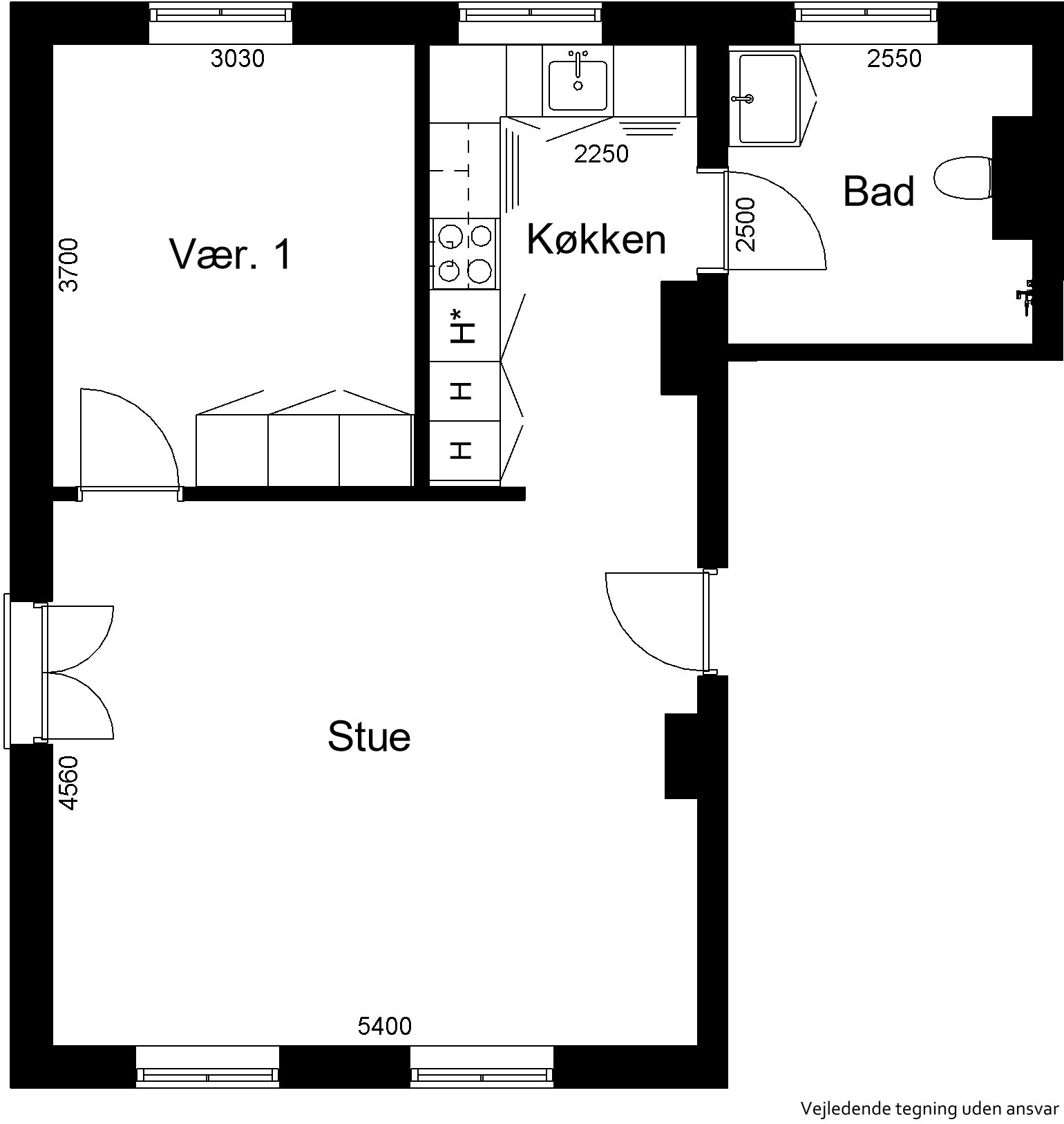 Visual presentation of the listing