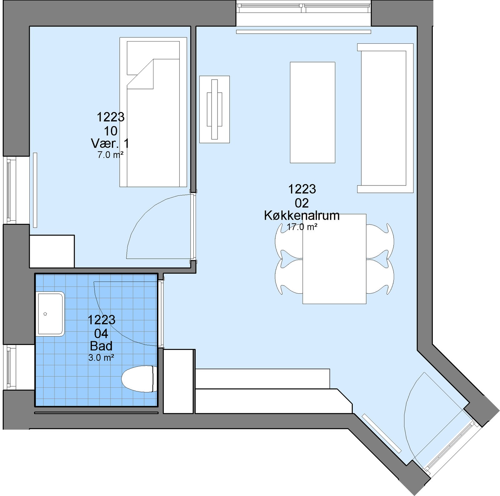Visual presentation of the listing