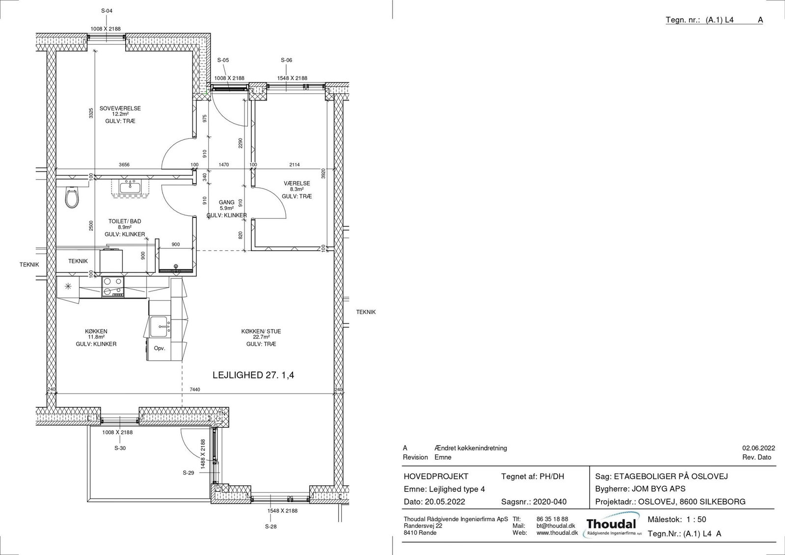Visual presentation of the listing