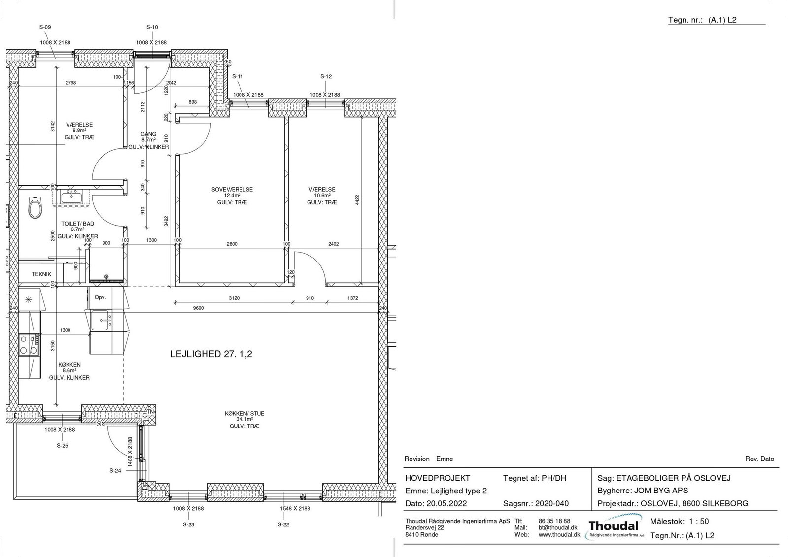 Visual presentation of the listing
