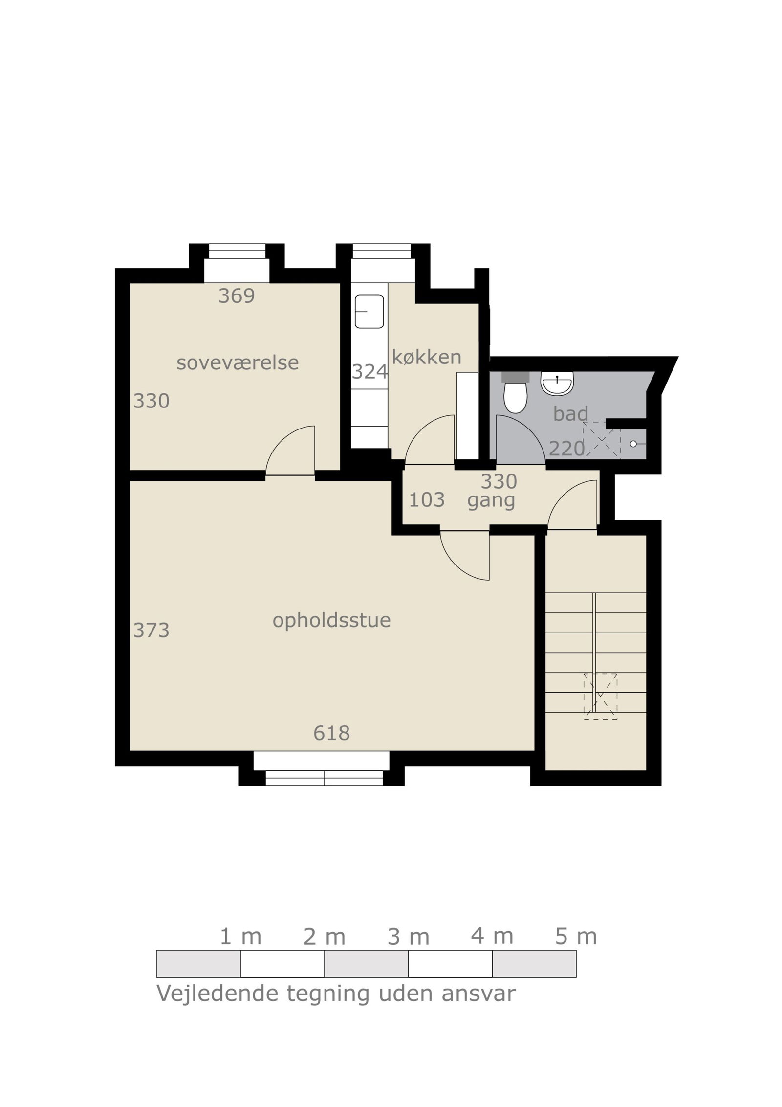 Visual presentation of the listing