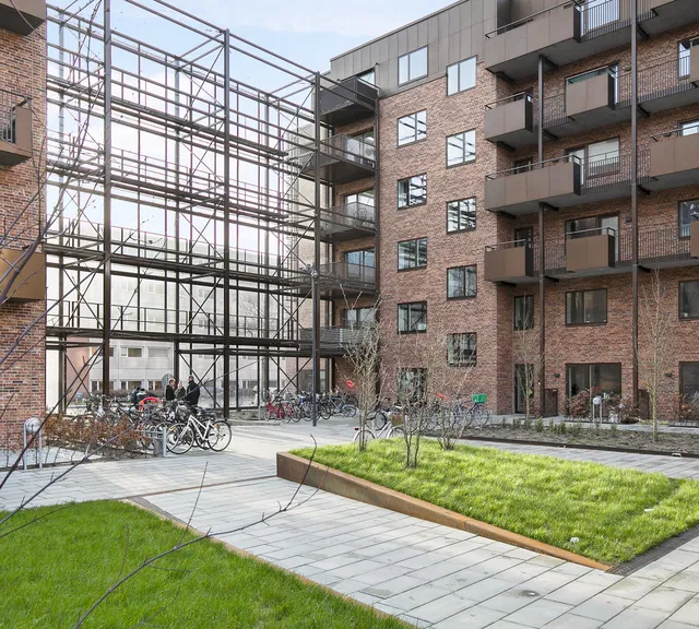 apartment 1-værelses lejlighed med altan i Valby