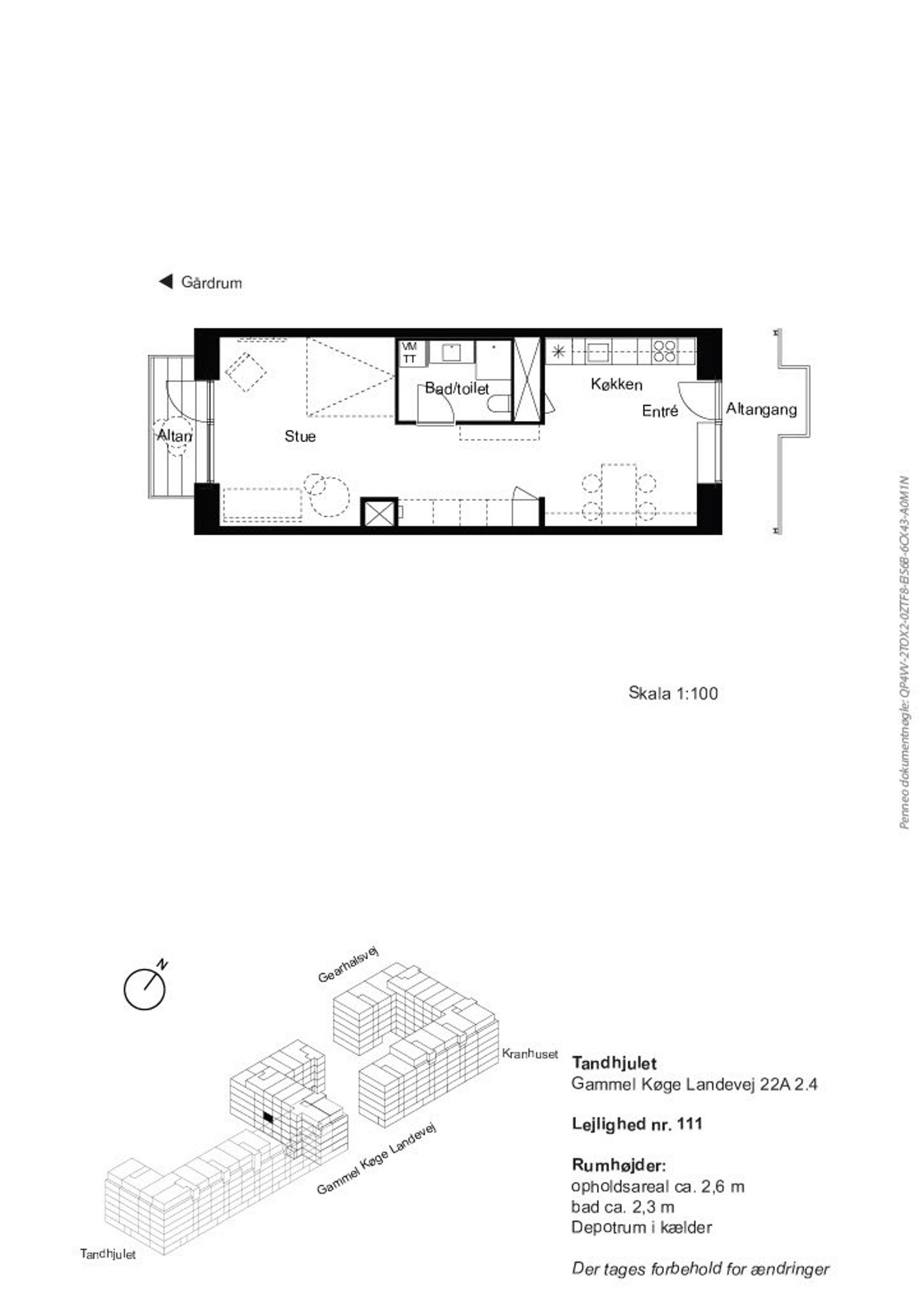 Visual presentation of the listing