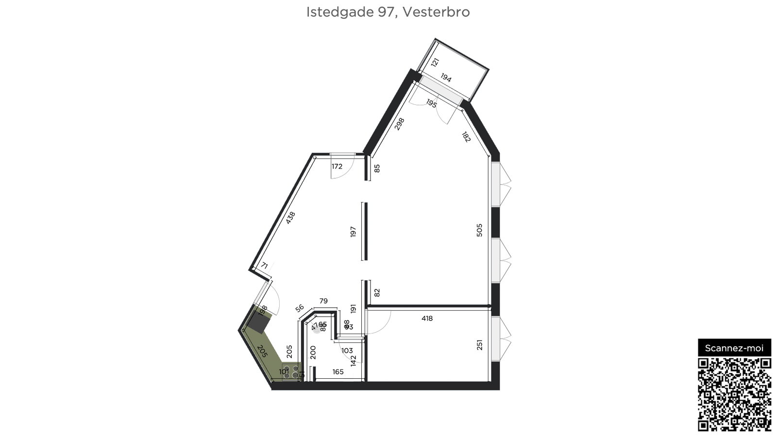 Visual presentation of the listing