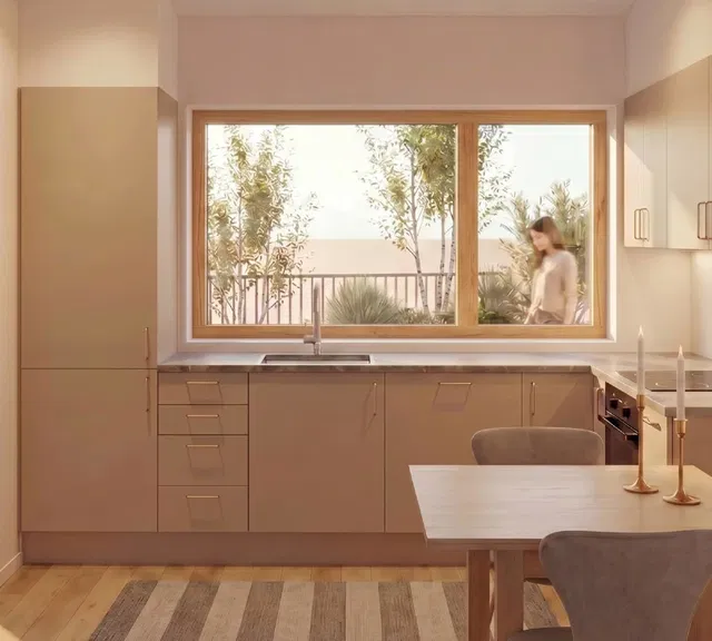 apartment Modern homes with a garden or balcony