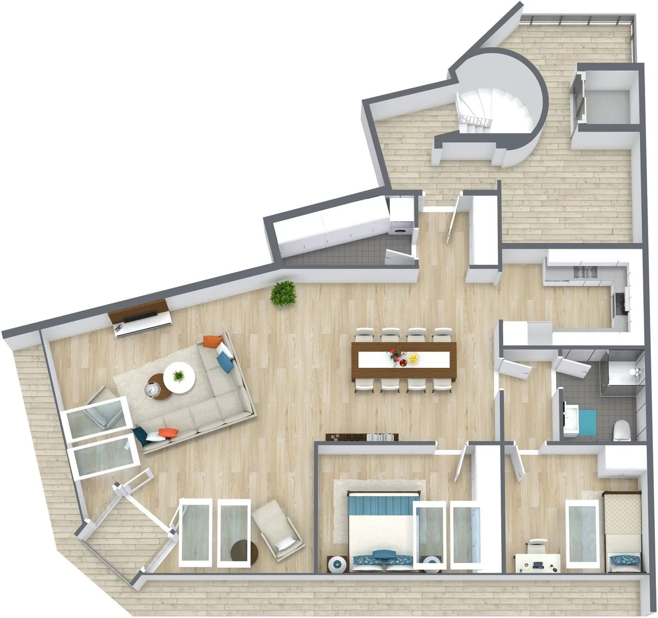 Visual presentation of the listing