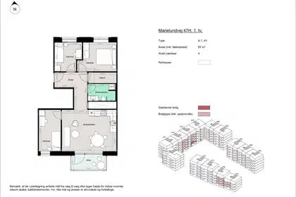 Visual presentation of the listing