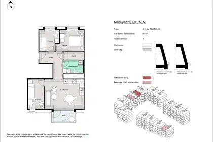 Visual presentation of the listing