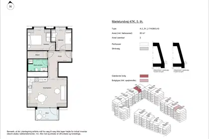 Visual presentation of the listing