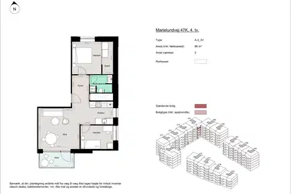Visual presentation of the listing