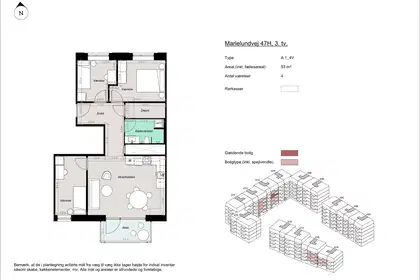 Visual presentation of the listing