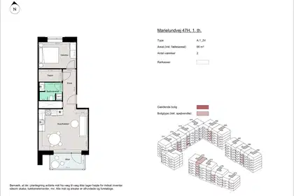 Visual presentation of the listing