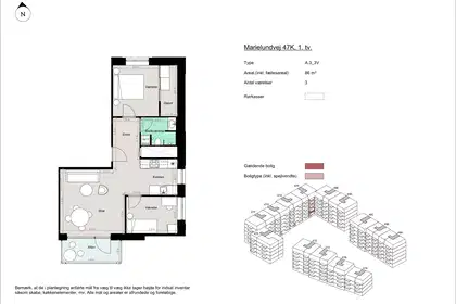 Visual presentation of the listing