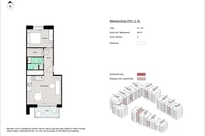 Visual presentation of the listing