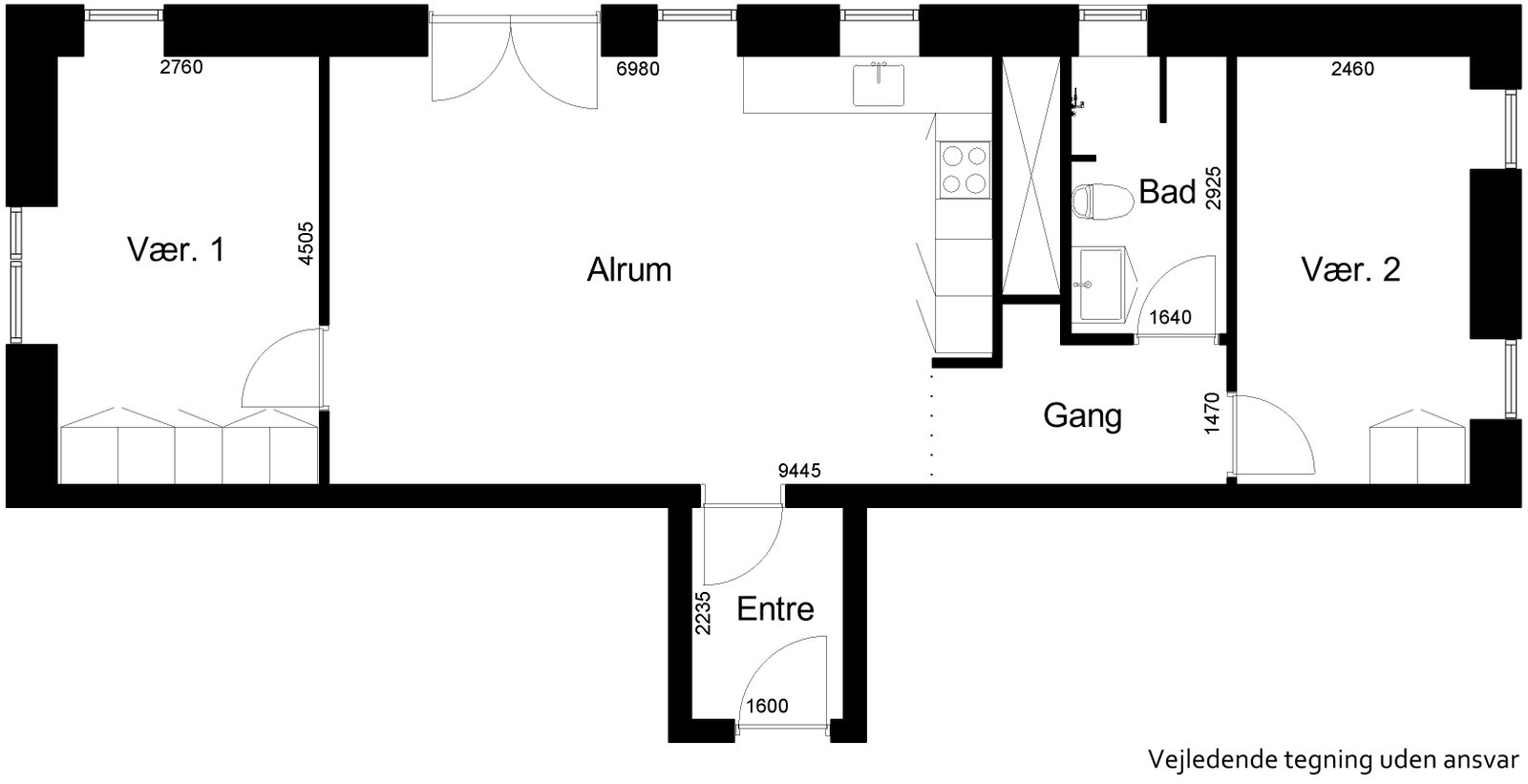 Visual presentation of the listing