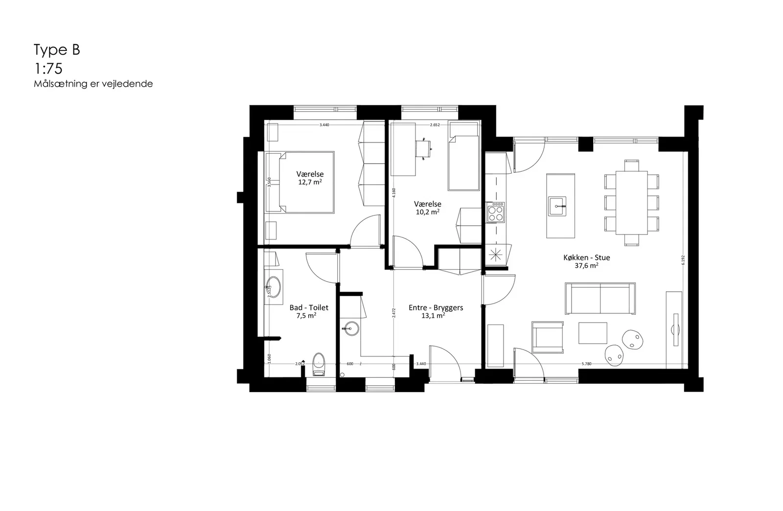 Visual presentation of the listing