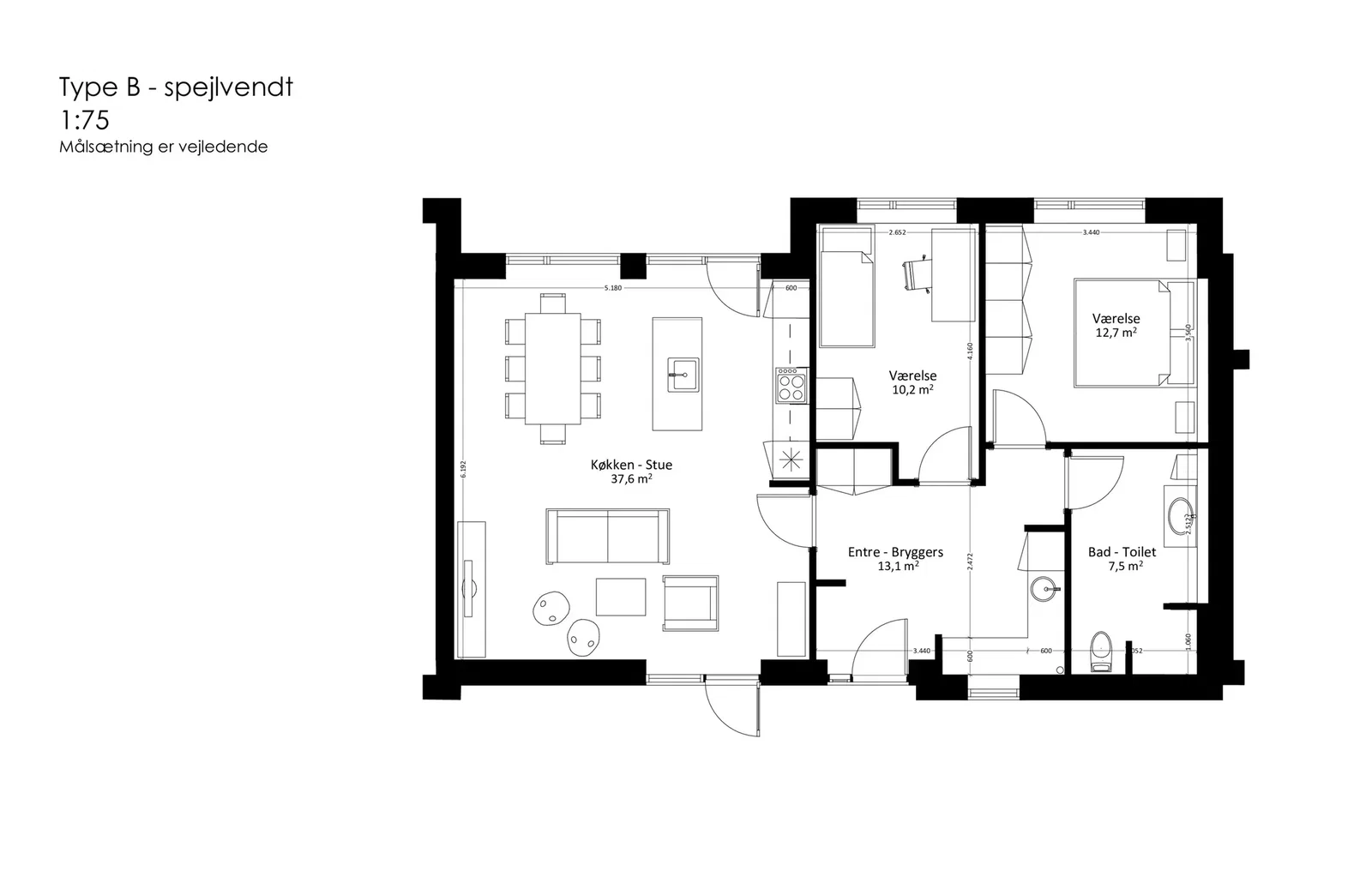 Visual presentation of the listing