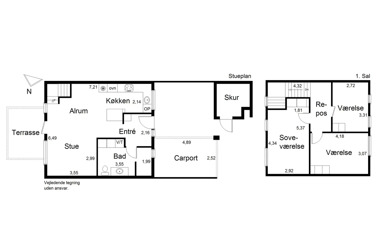 Visual presentation of the listing