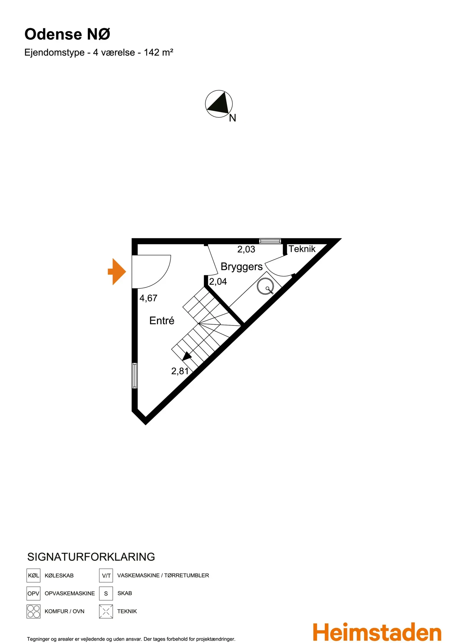 Visual presentation of the listing
