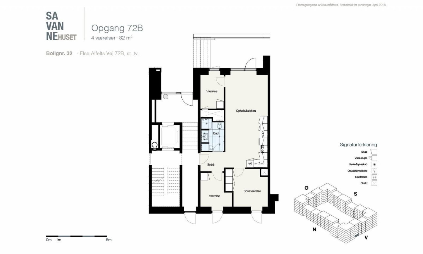 Visual presentation of the listing