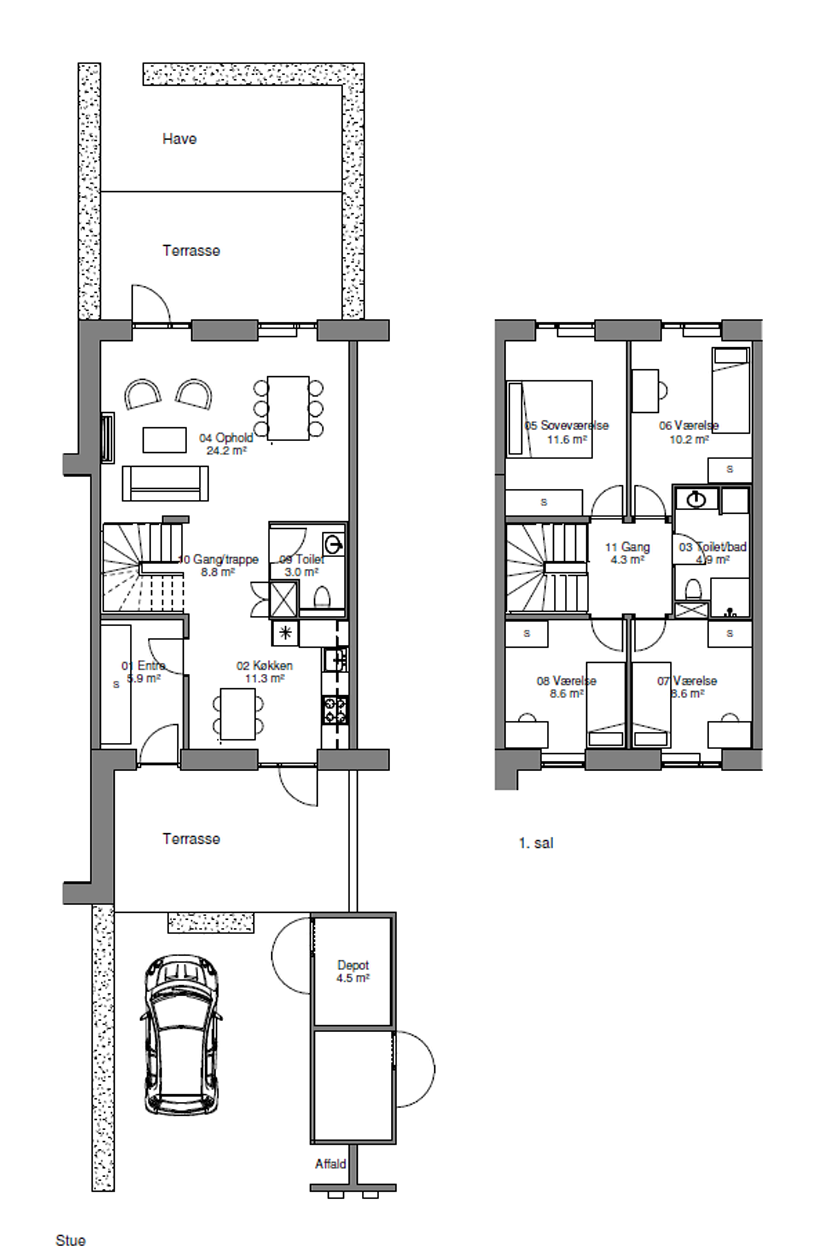 Visual presentation of the listing