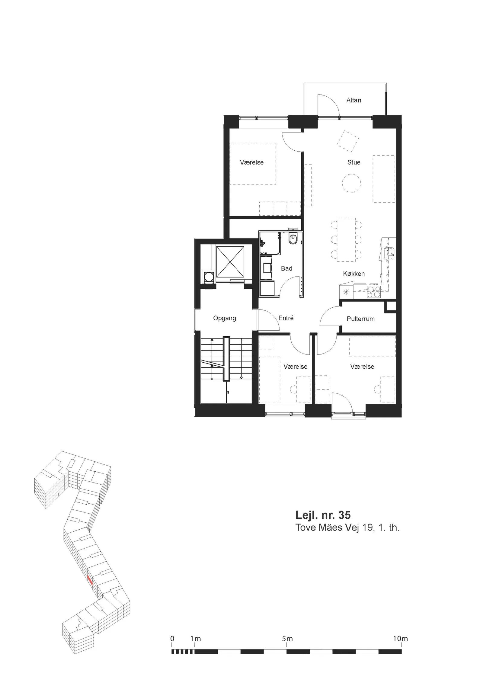 Visual presentation of the listing
