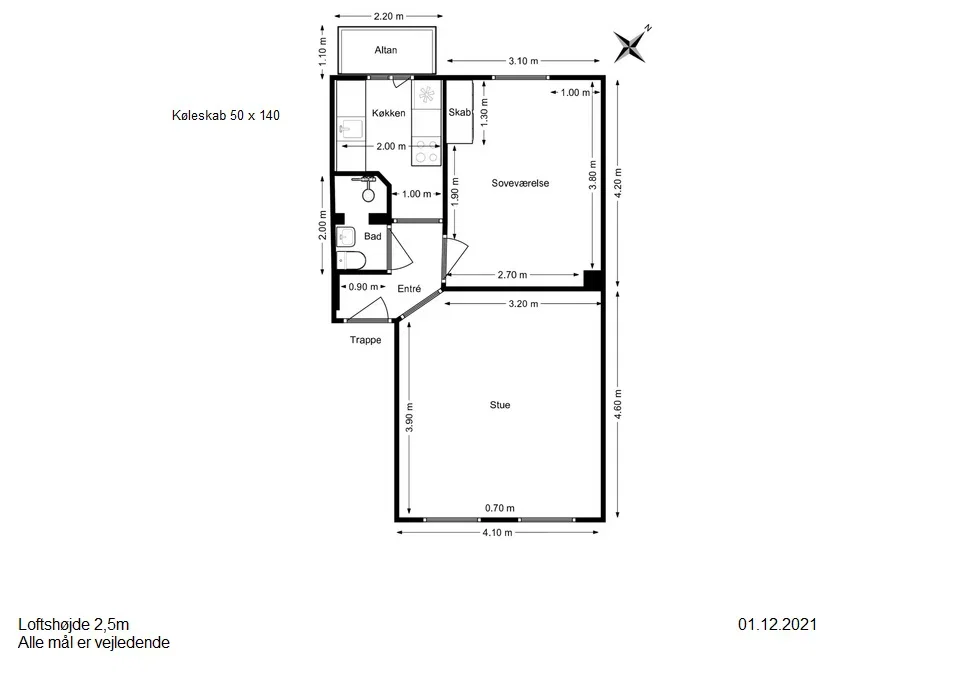 Visual presentation of the listing