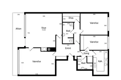 Visual presentation of the listing