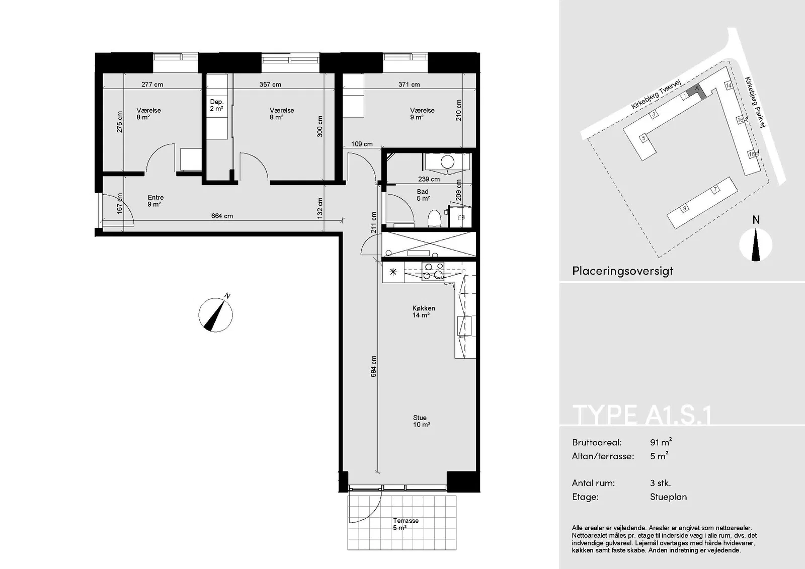 Visual presentation of the listing