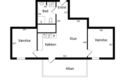 Visual presentation of the listing