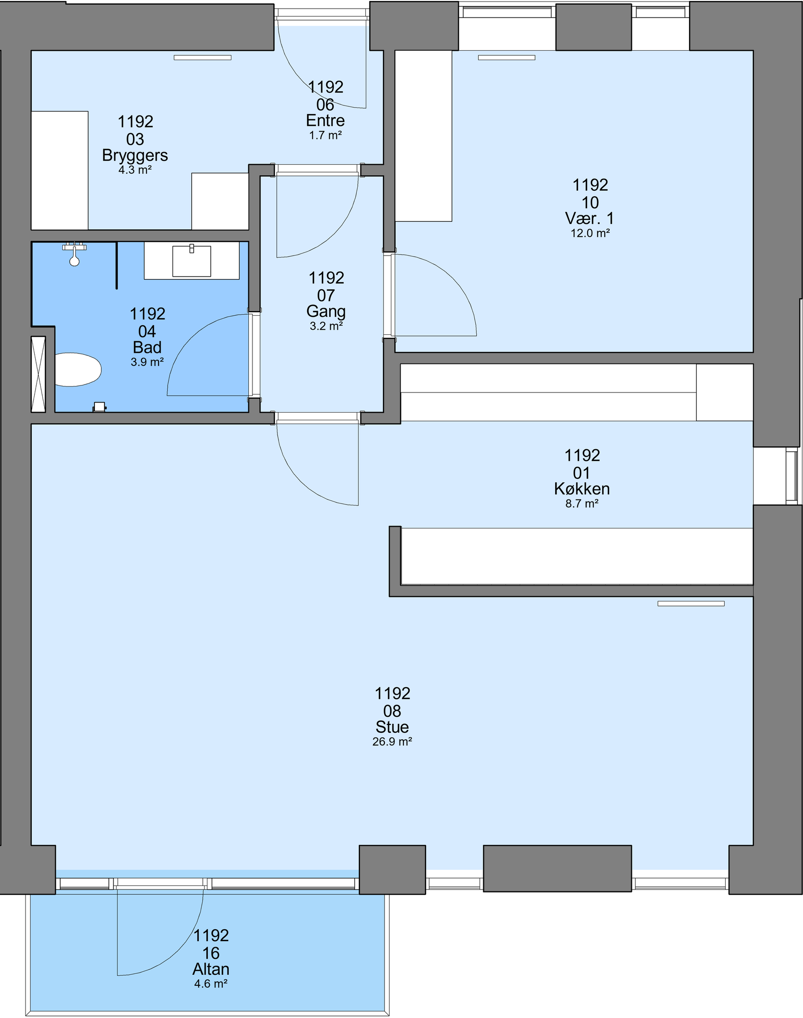 Visual presentation of the listing