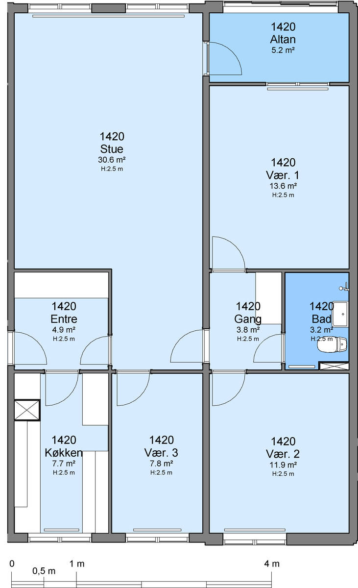 Visual presentation of the listing