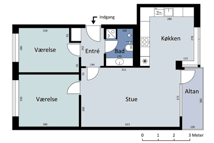 Visual presentation of the listing