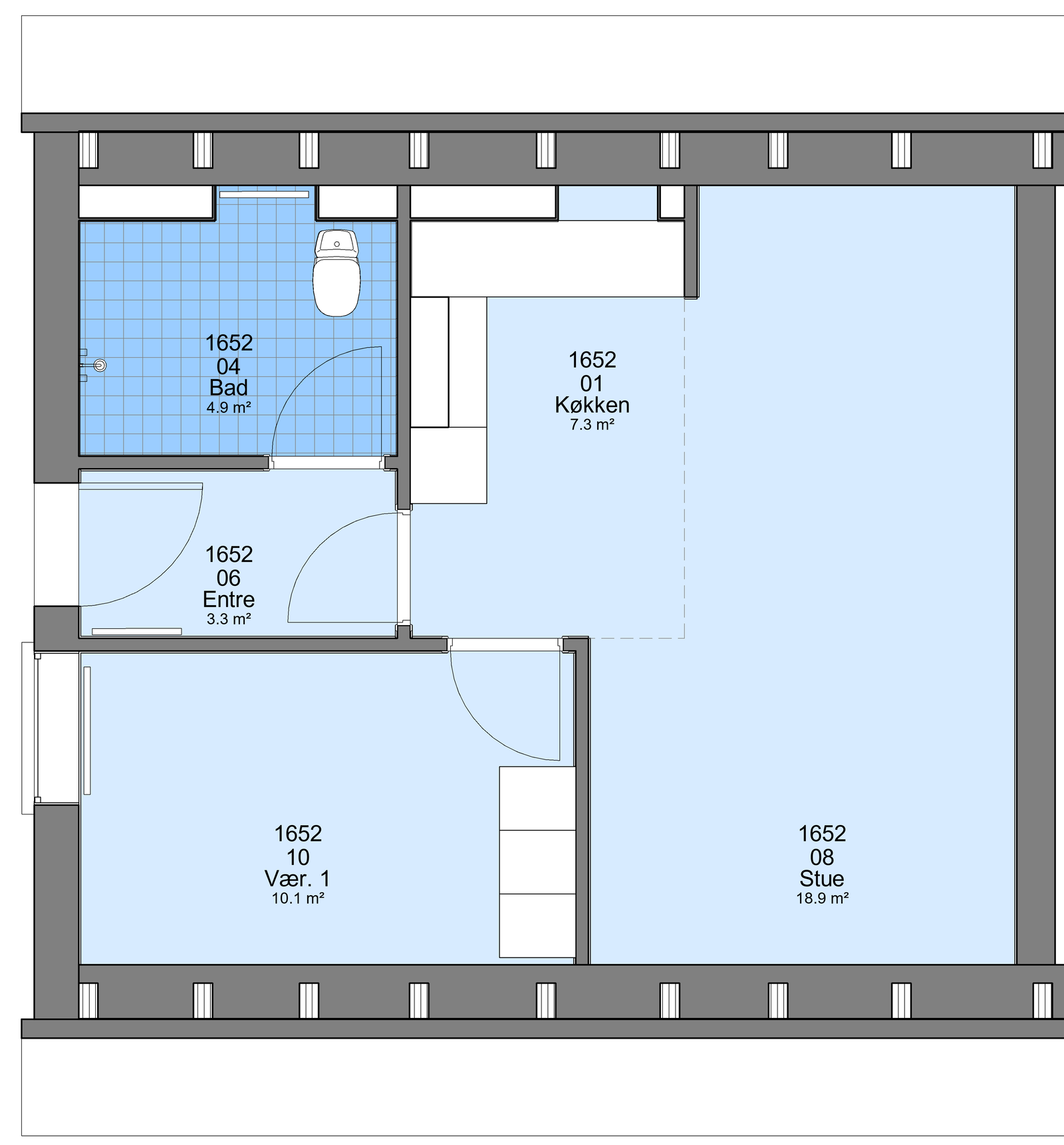 Visual presentation of the listing