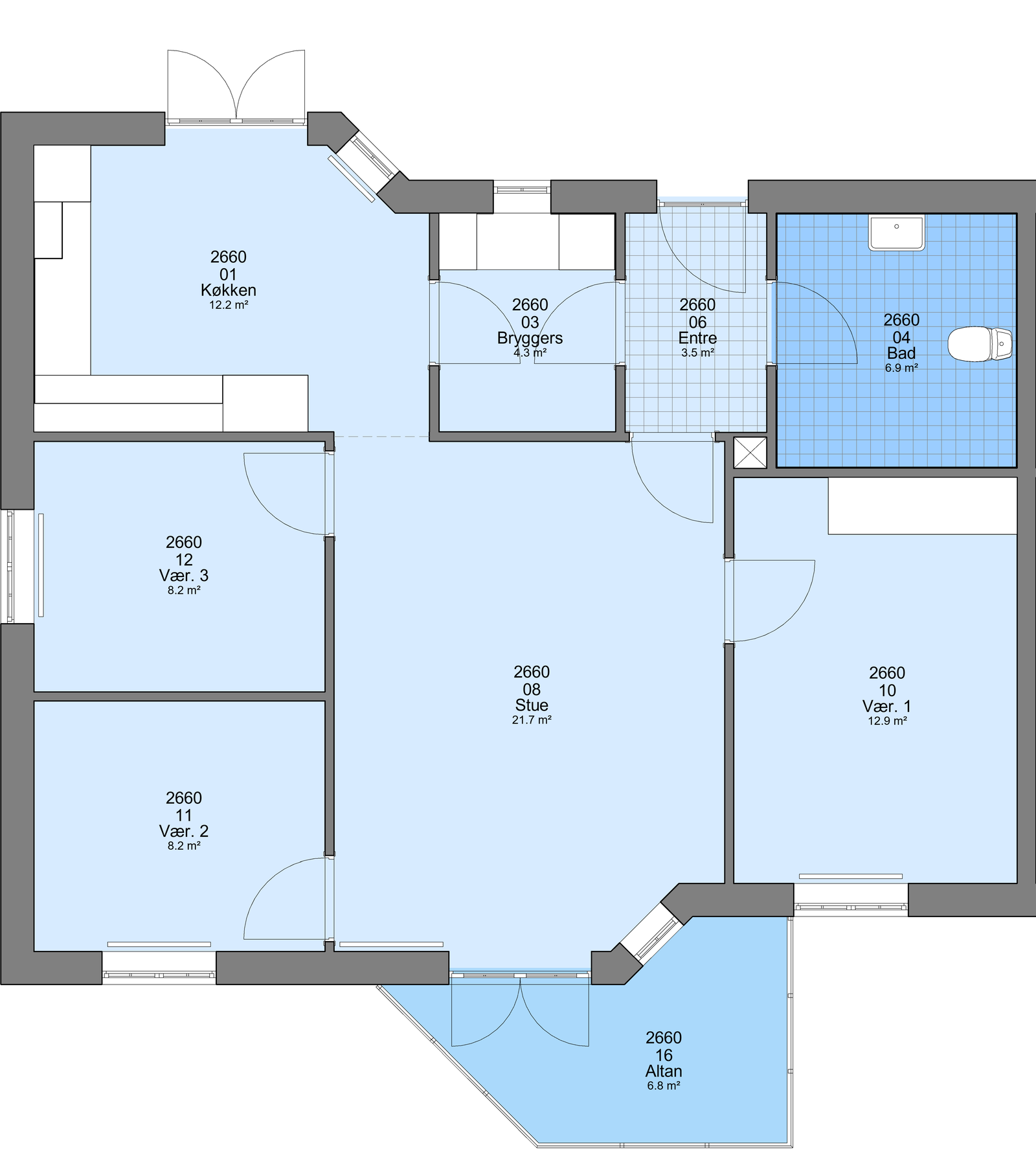 Visual presentation of the listing