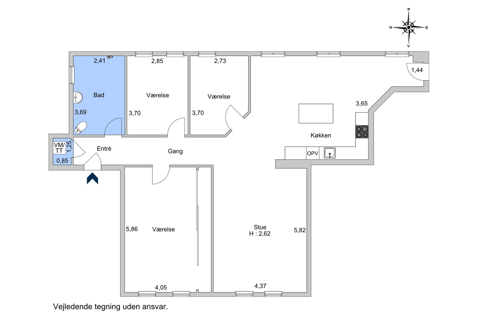 Visual presentation of the listing