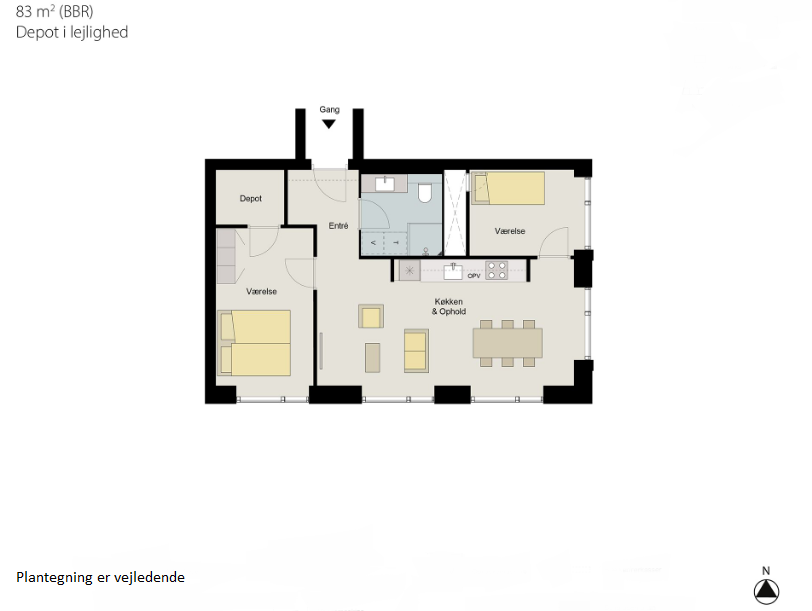 Visual presentation of the listing