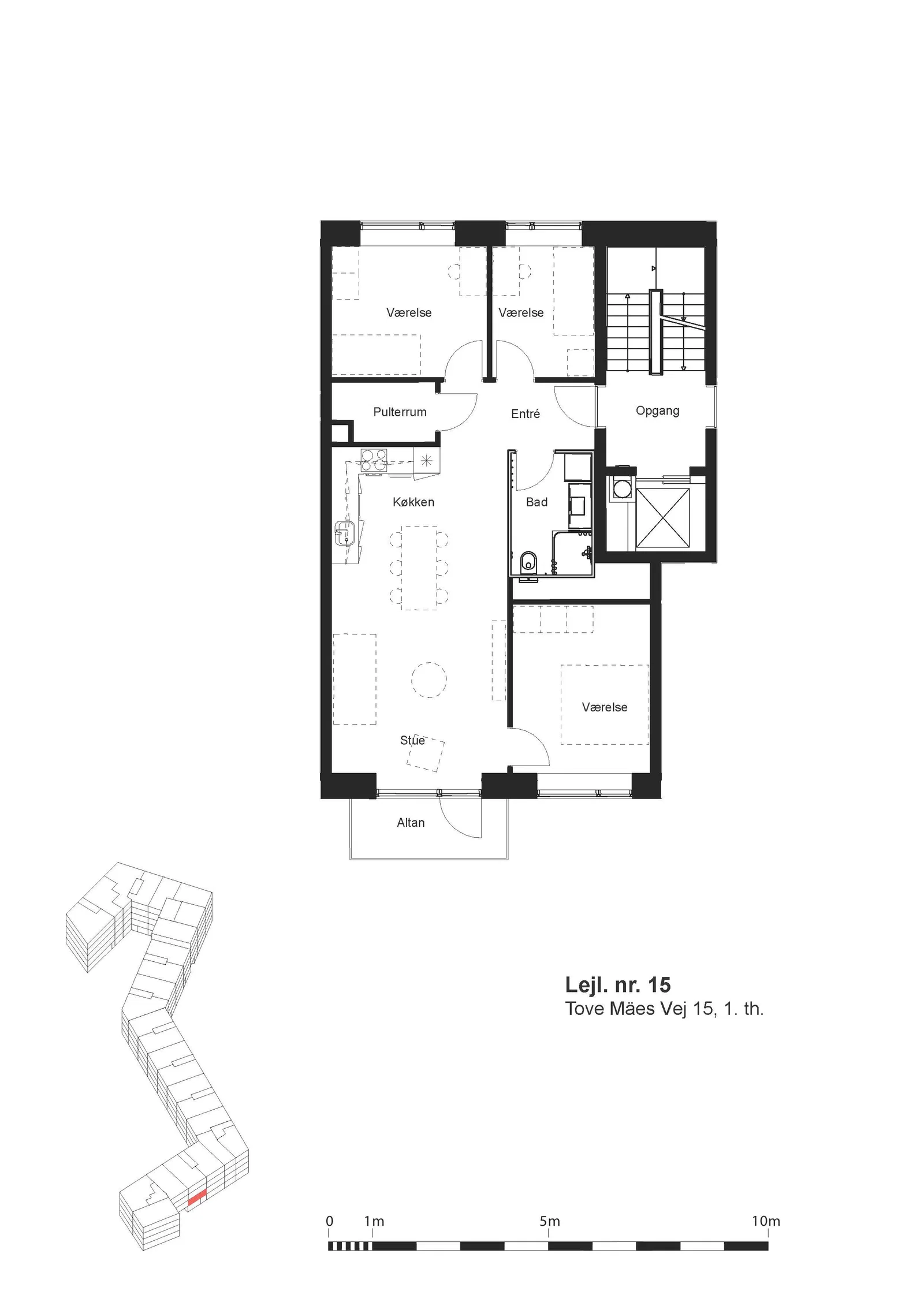 Visual presentation of the listing