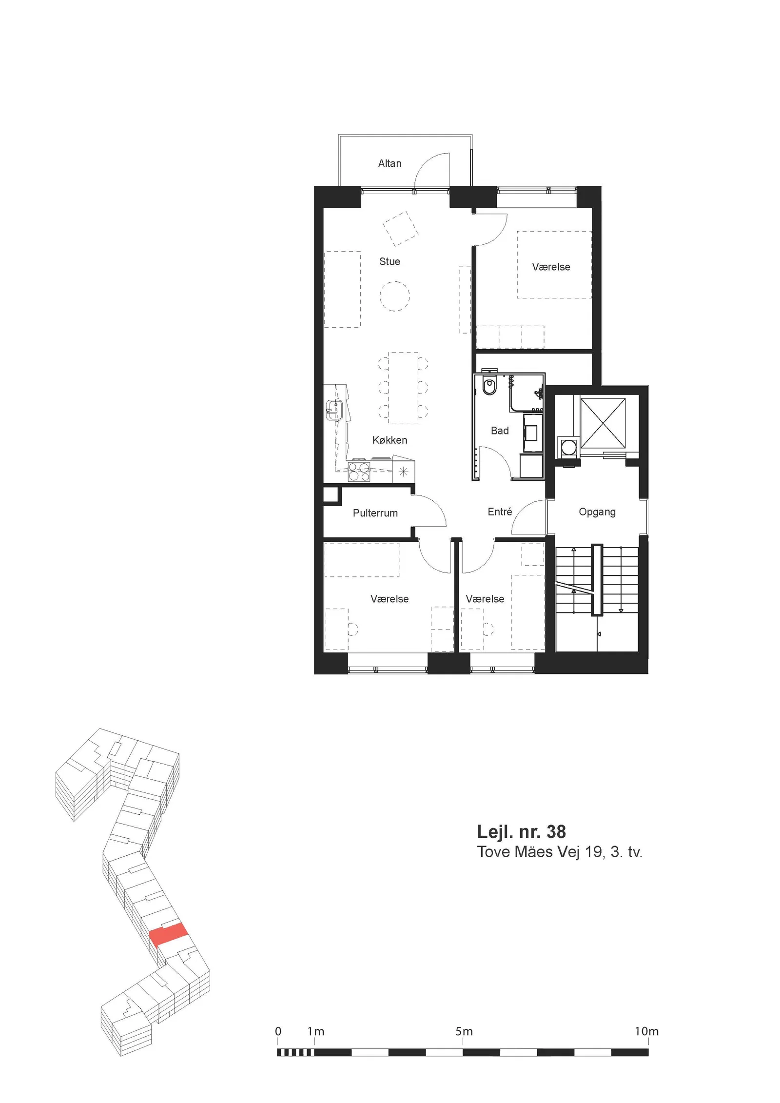 Visual presentation of the listing