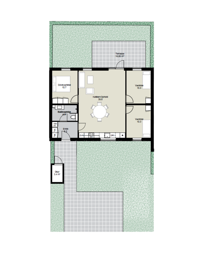 4 vær. rækkehus på 95 m² - Spiræavænget, Fredericia - 3