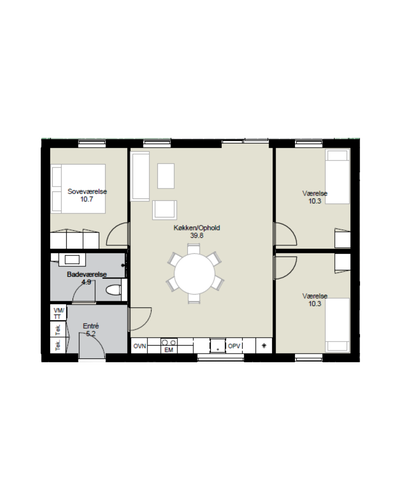 4 vær. rækkehus på 95 m² - Spiræavænget, Fredericia - 4