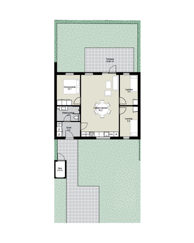 4 vær. rækkehus på 85 m² - Spiræavænget, Fredericia - 3