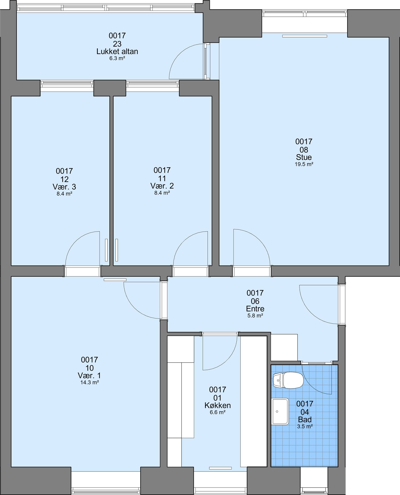 Visual presentation of the listing